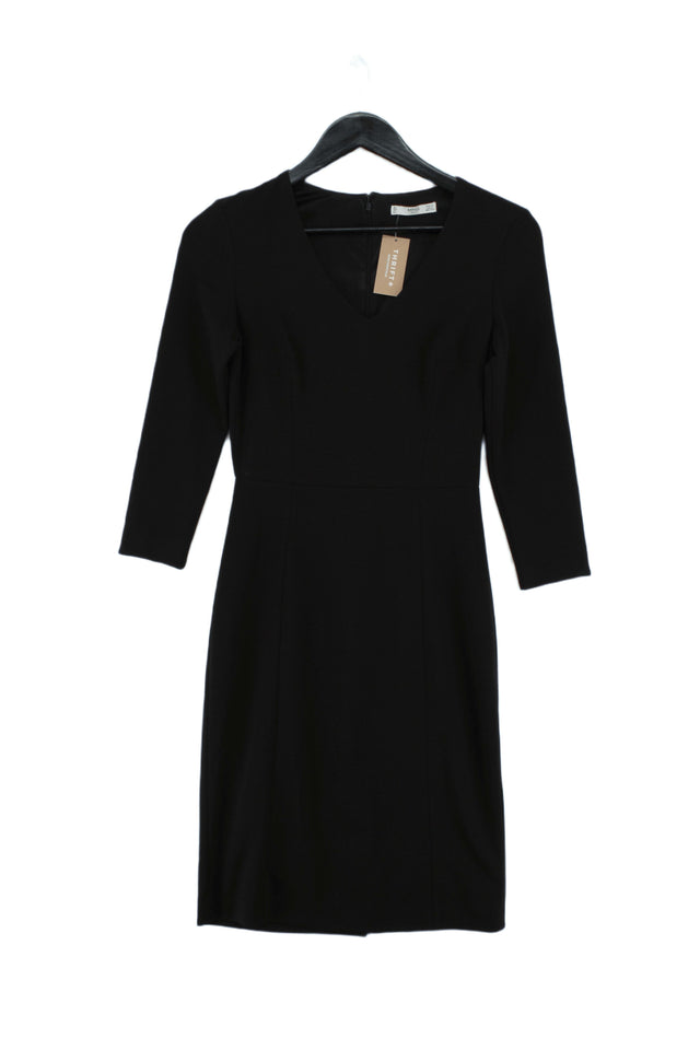 MNG Women's Midi Dress XS Black Polyester with Other