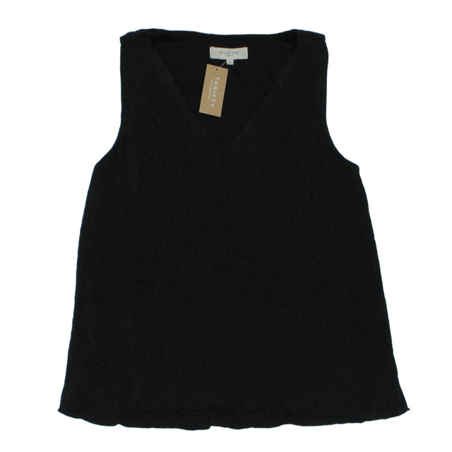 Selected Femme Women's Top S Black 100% Other