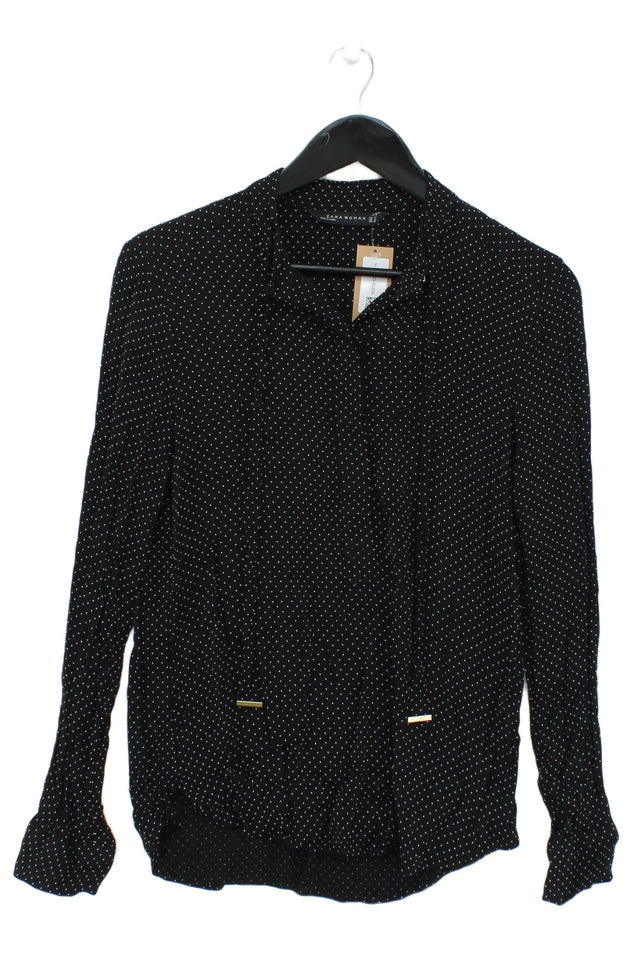 Zara Women's Blouse M Black 100% Other