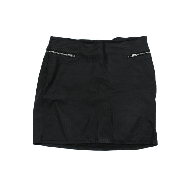 Divided (H&M) Women's Mini Skirt UK 10 Black 100% Viscose
