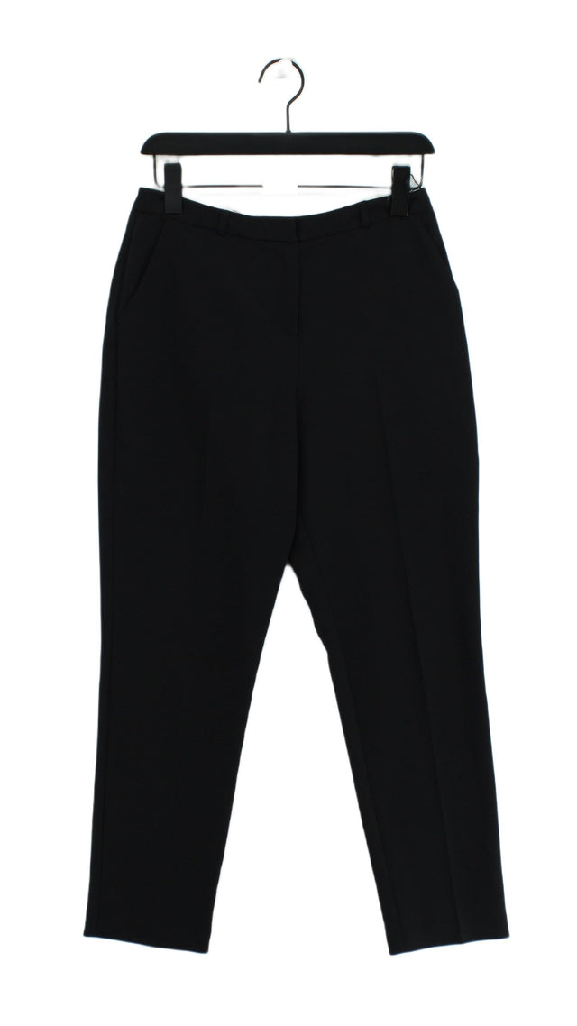 Miss Selfridge Women's Suit Trousers UK 10 Black Viscose with Elastane