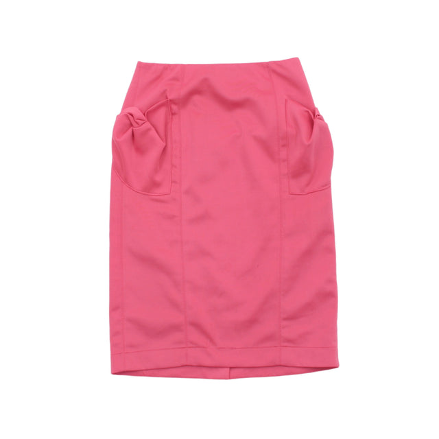 Adolfo Dominguez Women's Midi Skirt UK 8 Pink 100% Other