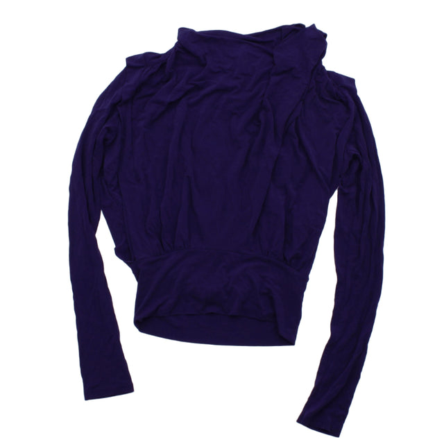 French Connection Women's Top XS Purple 100% Other