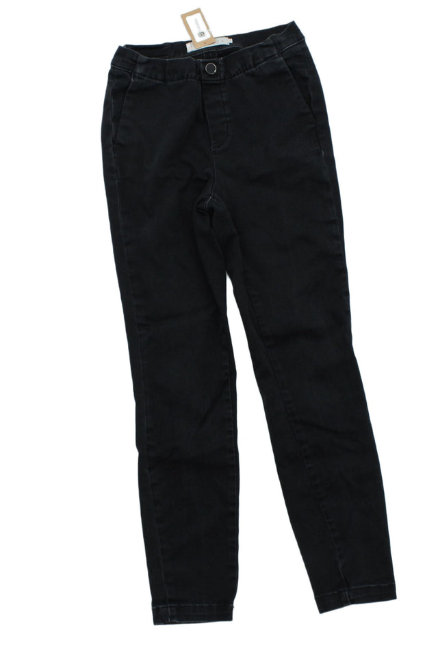 YAYA Women's Jeans UK 8 Black Cotton with Polyester