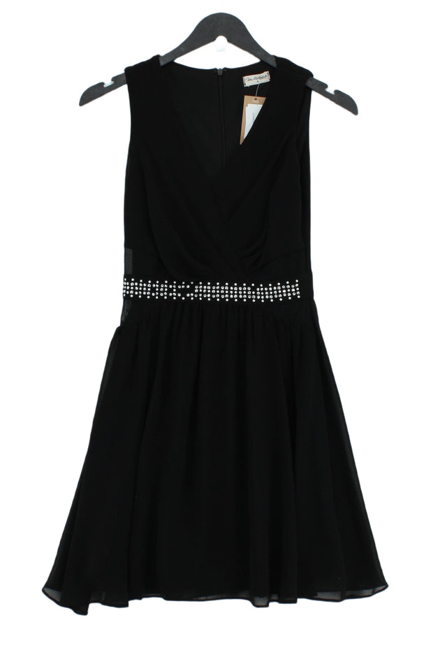 Miss Selfridge Women's Midi Dress UK 4 Black Polyester with Elastane, Other