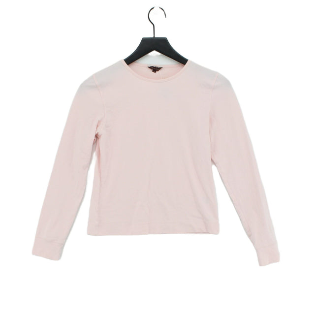 Mulberry Women's T-Shirt M Pink Cotton with Elastane
