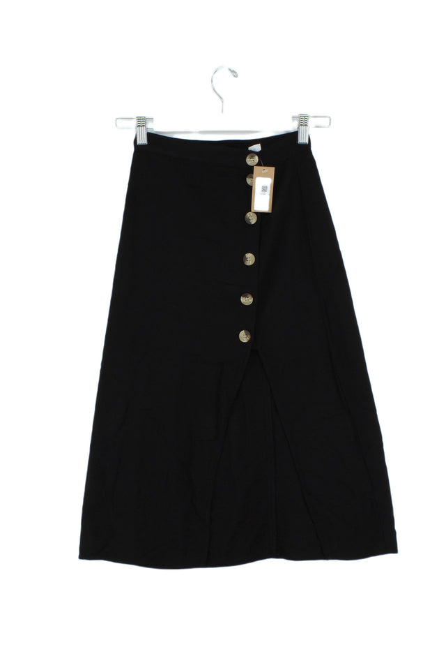 Divided Women's Midi Skirt UK 4 Black 100% Other