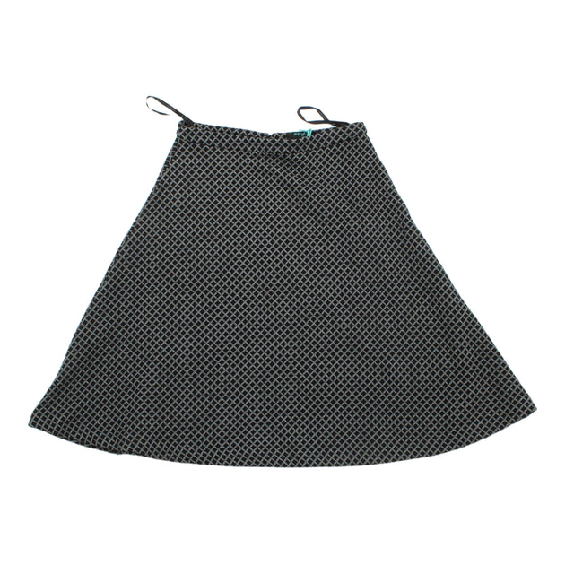 Fever Women's Mini Skirt UK 10 Black Cotton with Polyester