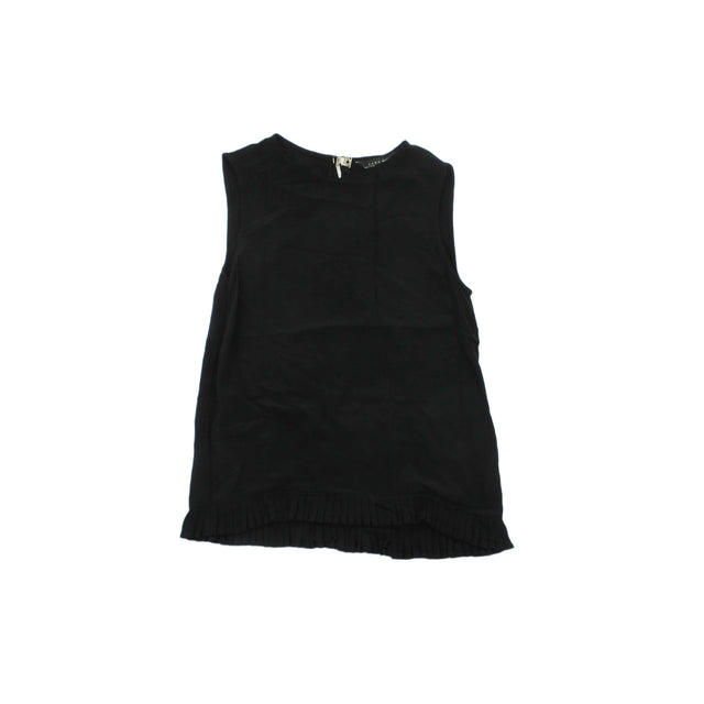 Zara Women's Top XS Black 100% Polyester