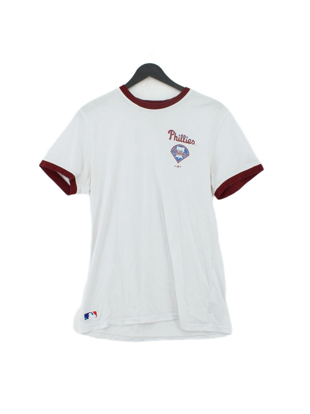 New Era Women's T-Shirt M White 100% Cotton