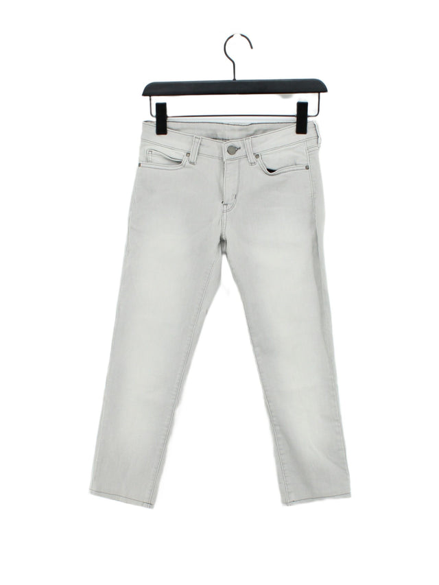 Uniqlo Women's Jeans XS Grey 100% Cotton