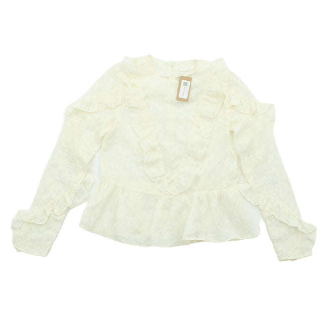 H&M Women's Top M Cream 100% Other