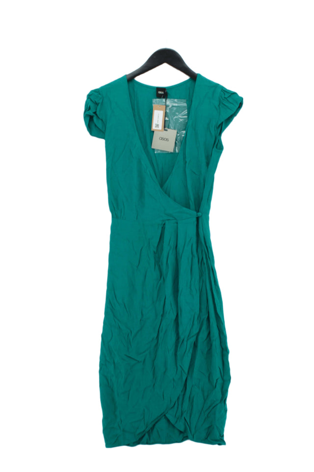 Asos Women's Maxi Dress UK 8 Green 100% Viscose