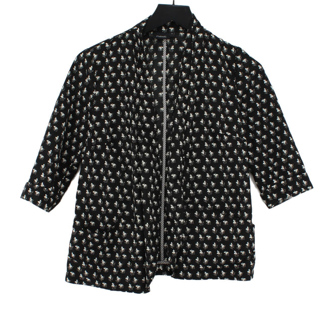 Next Women's Cardigan UK 8 Black 100% Polyester