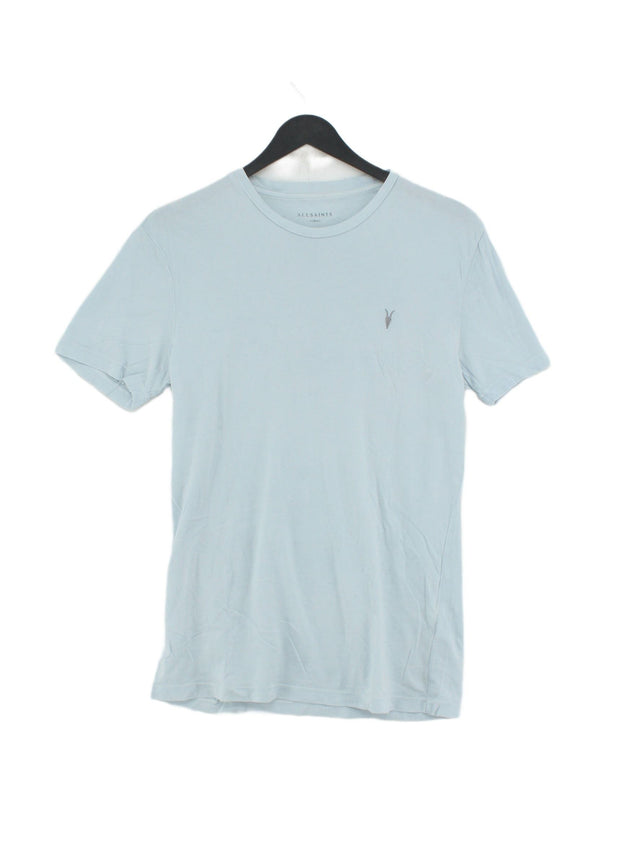 AllSaints Men's T-Shirt XS Blue 100% Cotton