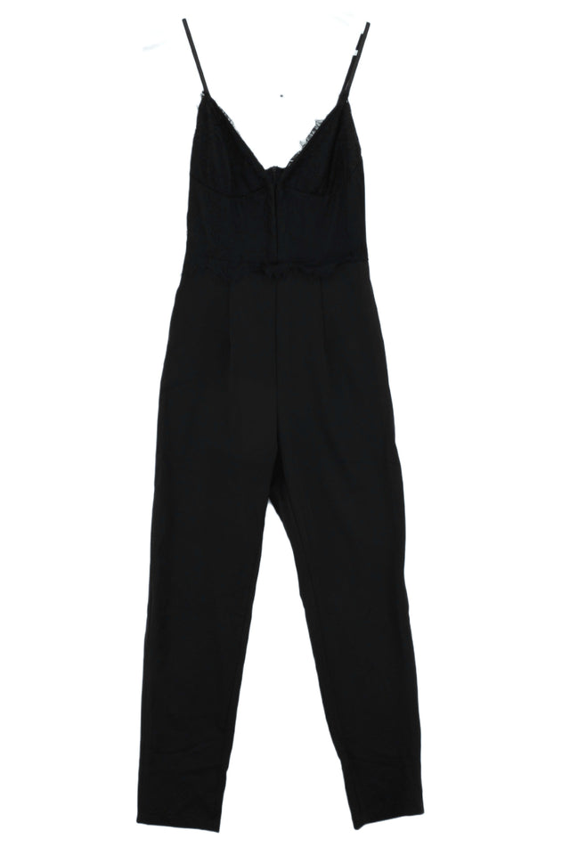 Naanaa Women's Jumpsuit UK 6 Black 100% Polyester