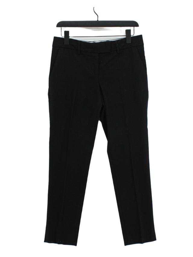The White Company Women's Suit Trousers UK 10 Black