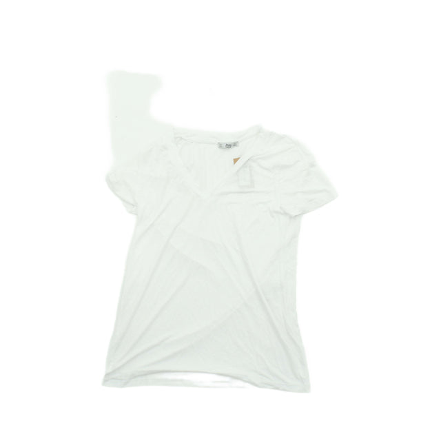 Zara Women's Top S White 100% Lyocell Modal