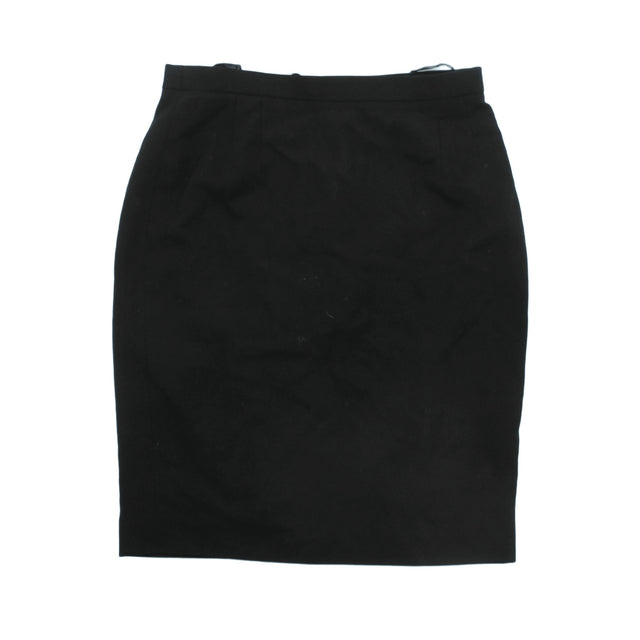 Laurel Women's Midi Skirt UK 14 Black 100% Wool