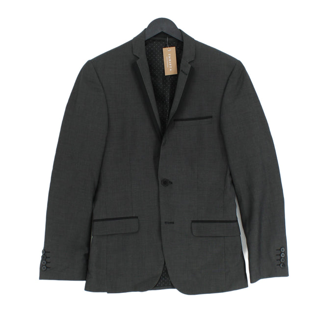 Limehaus Men's Blazer S Grey 100% Polyester