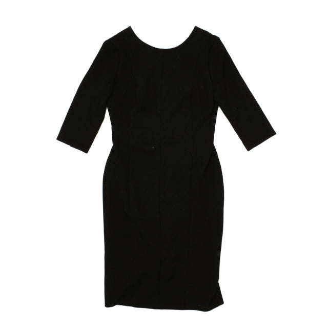 Pied A Terre Women's Midi Dress UK 10 Black Polyester with Other