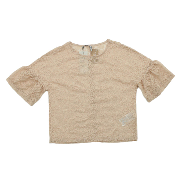New Only Women's Top M Tan 100% Other