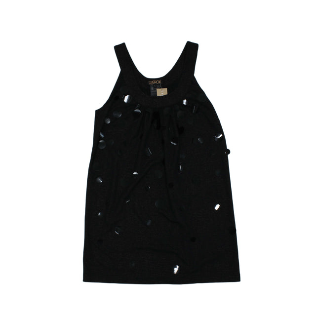 LaRok Women's Mini Dress S Black Polyester with Viscose, Other
