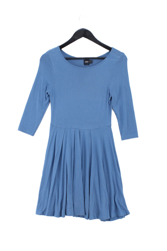 Asos Women's Midi Dress UK 8 Blue 100% Viscose