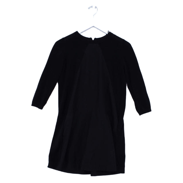COS Women's Mini Dress XS Black 100% Cotton