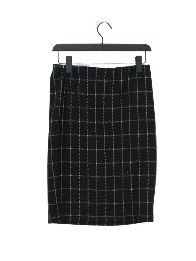 Sandwich Women's Mini Skirt S Black Viscose with Elastane, Polyester