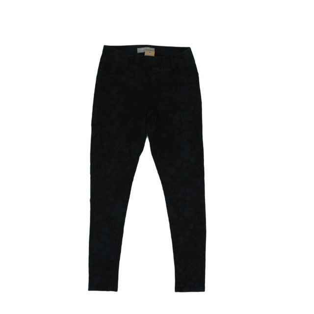 Dorothy Perkins Women's Trousers UK 6 Black 100% Cotton