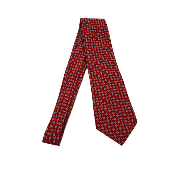 Jones New York Men's Tie Red 100% Silk