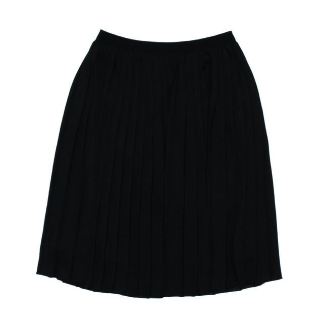 Uniqlo Women's Midi Skirt XS Black 100% Polyester