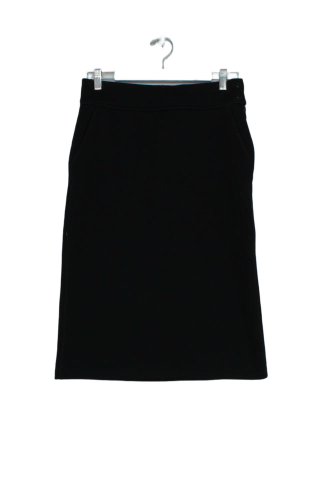 Adidas Women's Mini Skirt UK 10 Black Cotton with Polyester