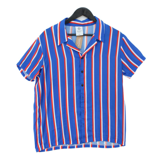 Hype Men's T-Shirt S Blue 100% Polyester