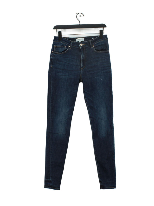 Mango Men's Jeans S Blue Cotton with Elastane, Polyester