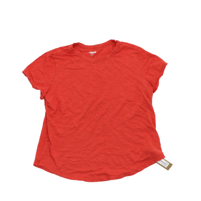 Old Navy Men's T-Shirt M Red 100% Cotton