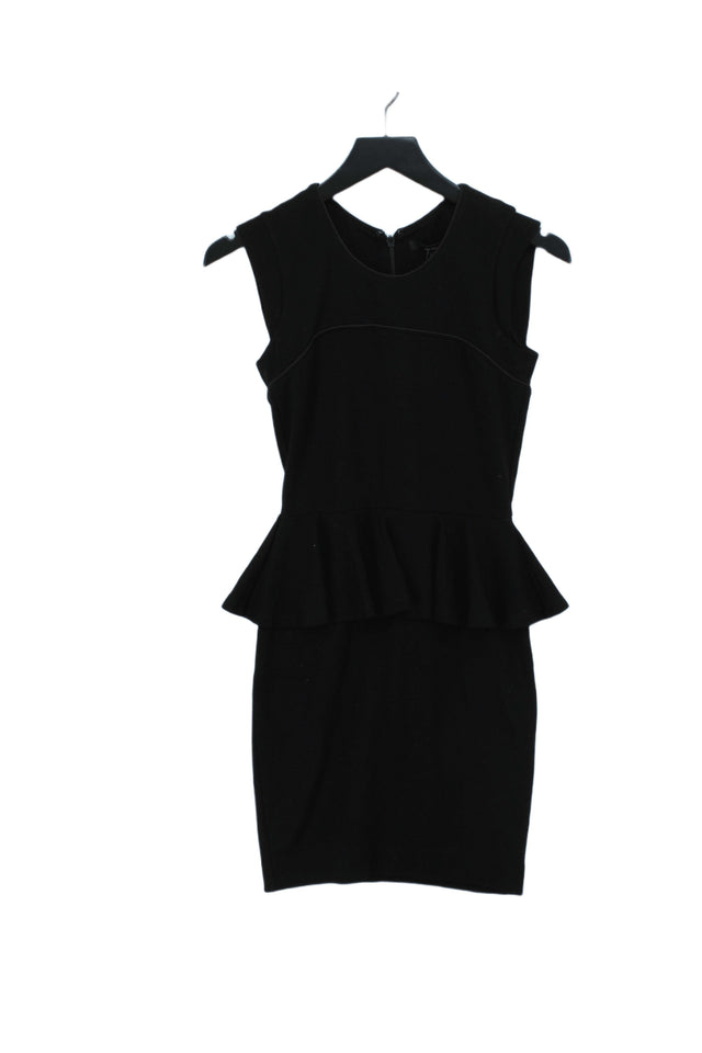 French Connection Women's Mini Dress UK 6 Black Viscose with Elastane