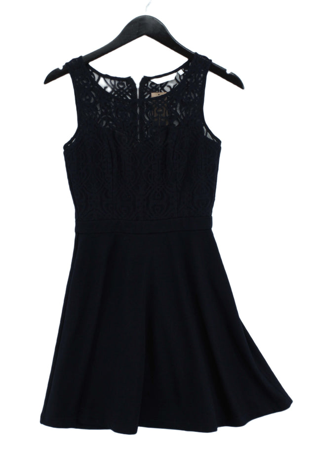 New Look Women's Mini Dress UK 8 Blue 100% Viscose