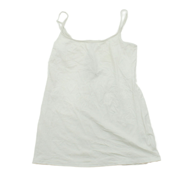 Divided Women's Top M White Cotton with Elastane