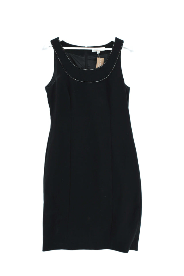 Next Women's Midi Dress UK 12 Black 100% Polyester