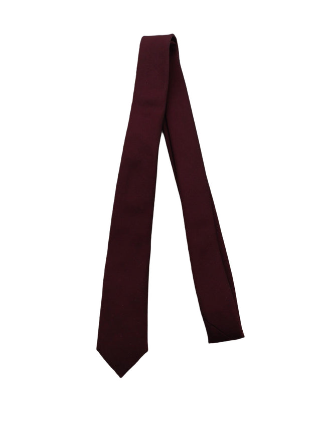 Next Men's Tie Brown 100% Other