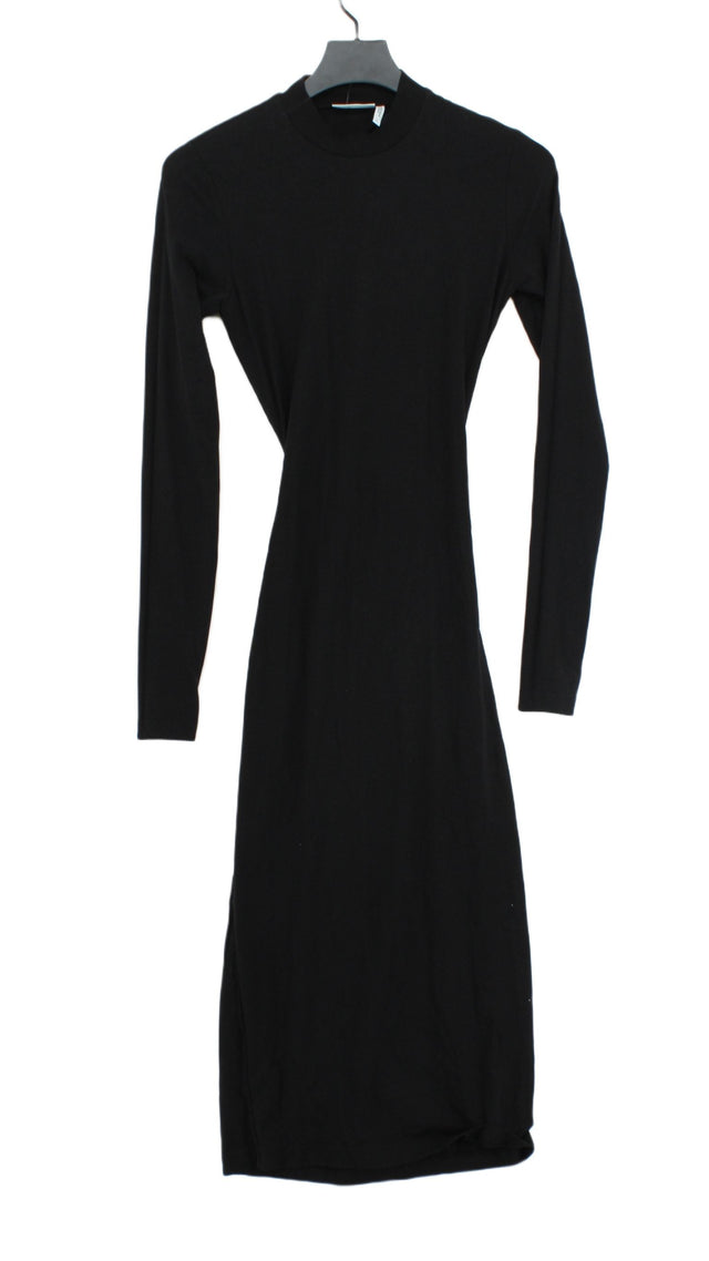 Weekday Women's Maxi Dress S Black Cotton with Elastane