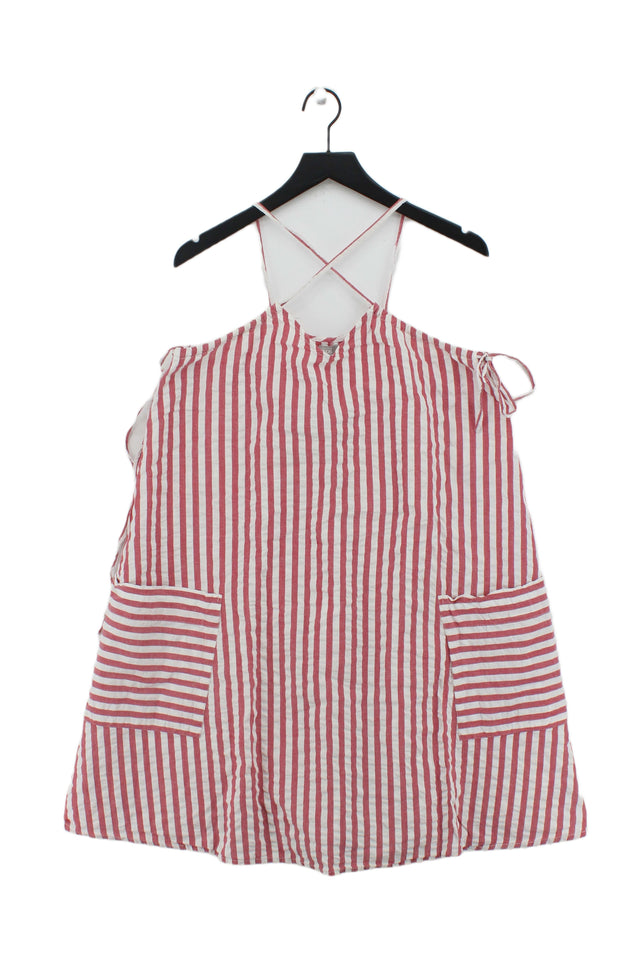 Asos Women's Mini Dress UK 10 Red 100% Cotton