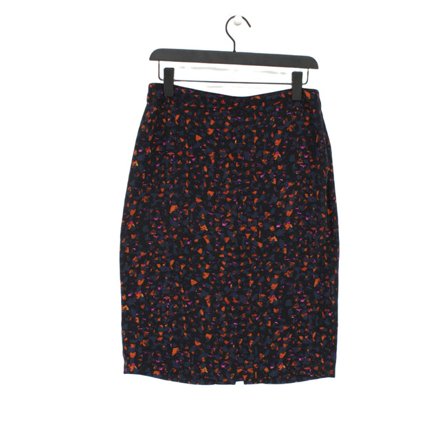 M&S Women's Midi Skirt UK 10 Black 100% Viscose