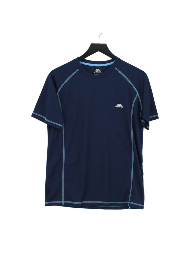 Trespass Men's T-Shirt S Blue 100% Polyester