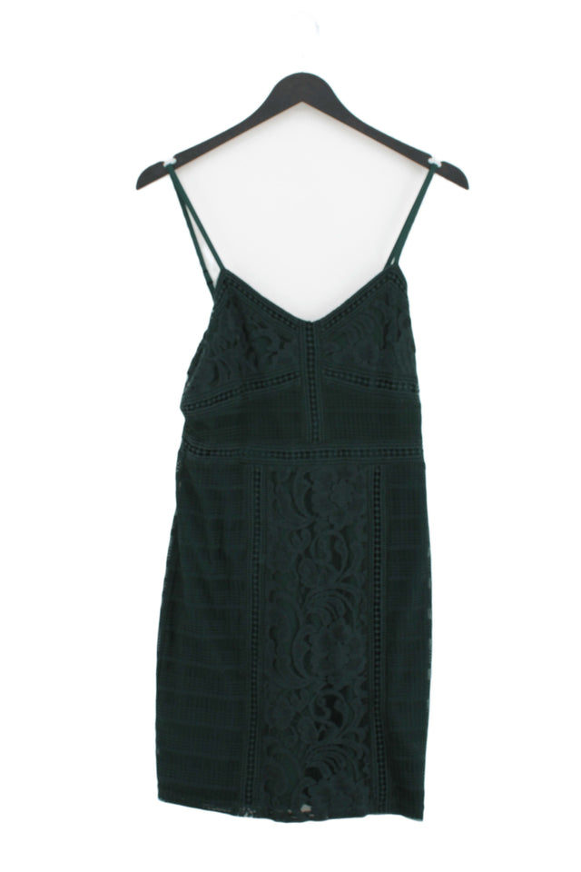 New Look Women's Mini Dress UK 10 Green Nylon with Elastane