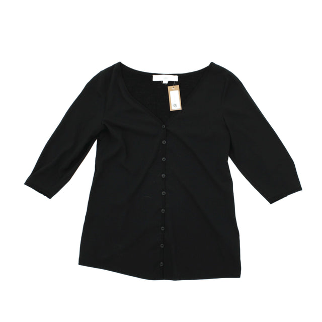 French Connection Women's Top S Black 100% Polyester