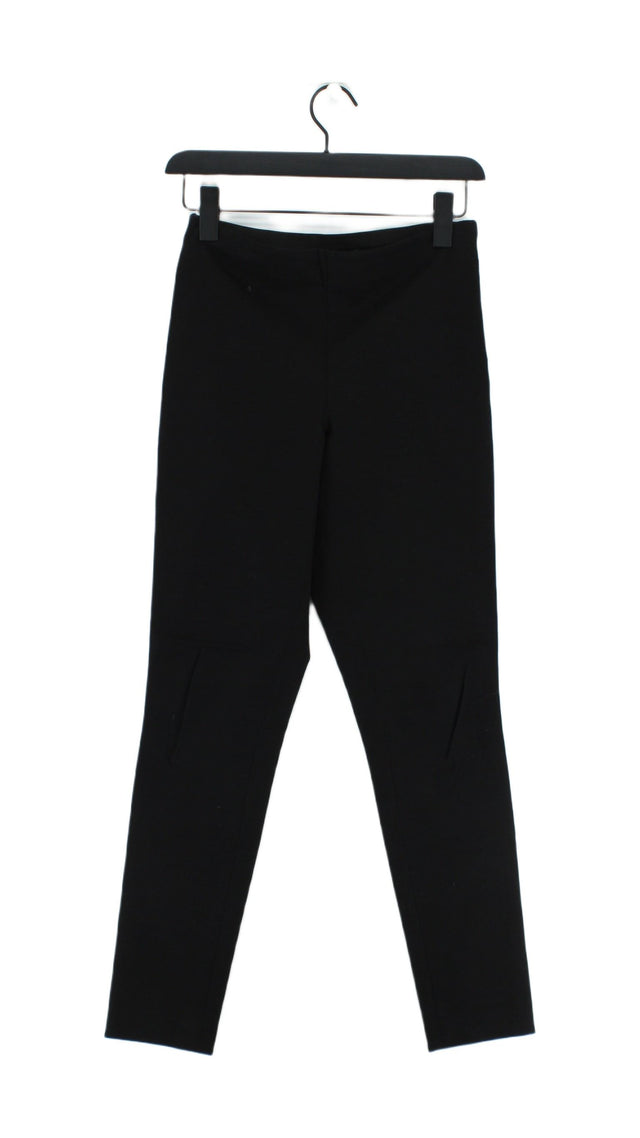 French Connection Women's Suit Trousers S Black Cotton with Elastane