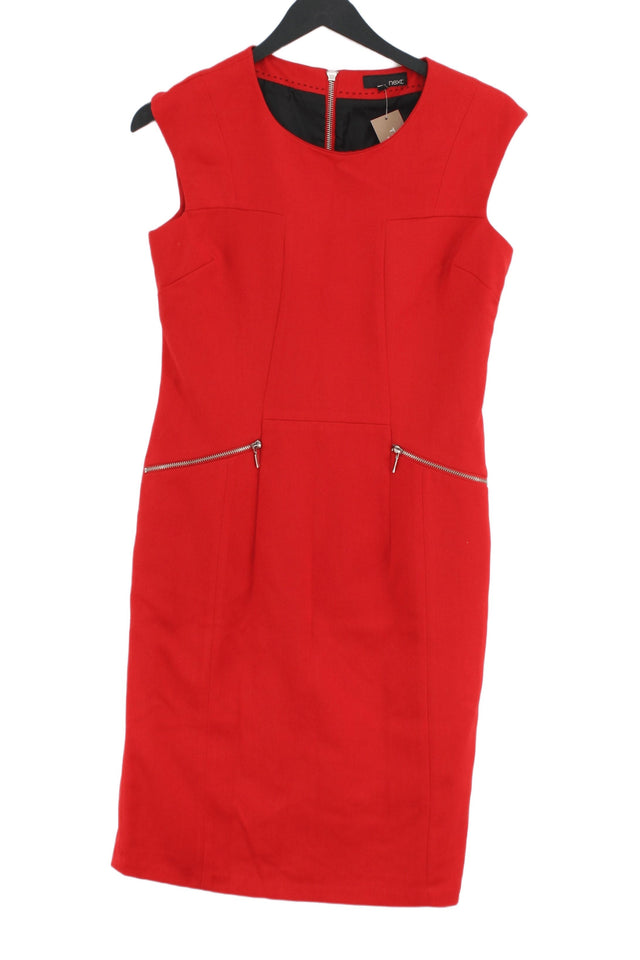 Next Women's Midi Dress UK 8 Red 100% Other